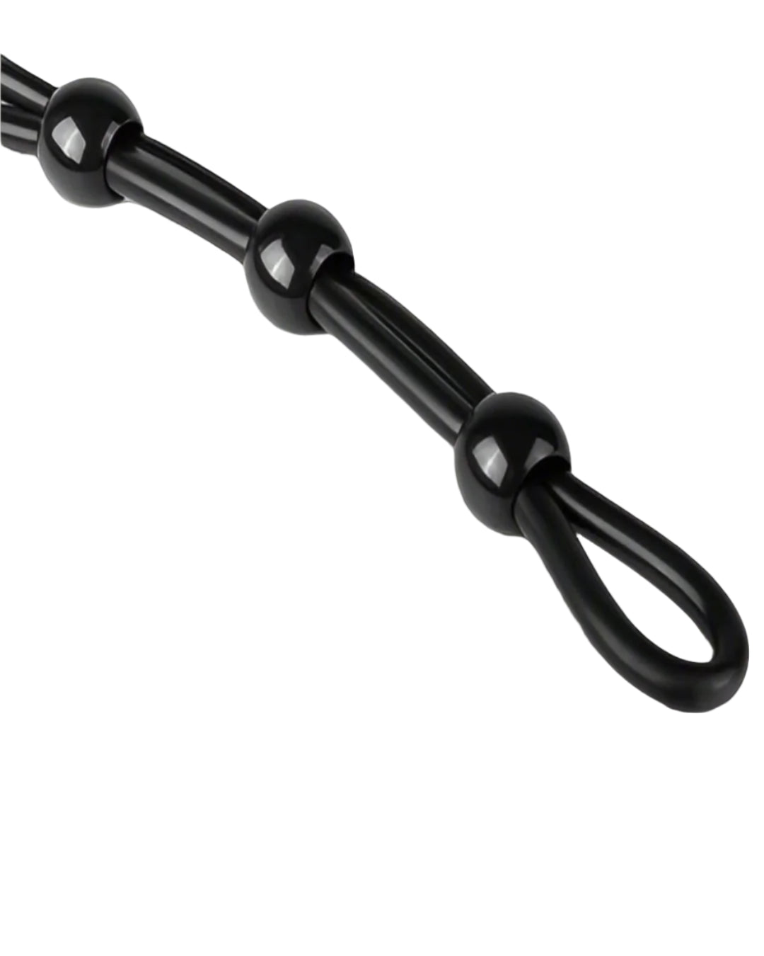 Adjustable Cock and Ball Ring with 3 Beads by Scandals