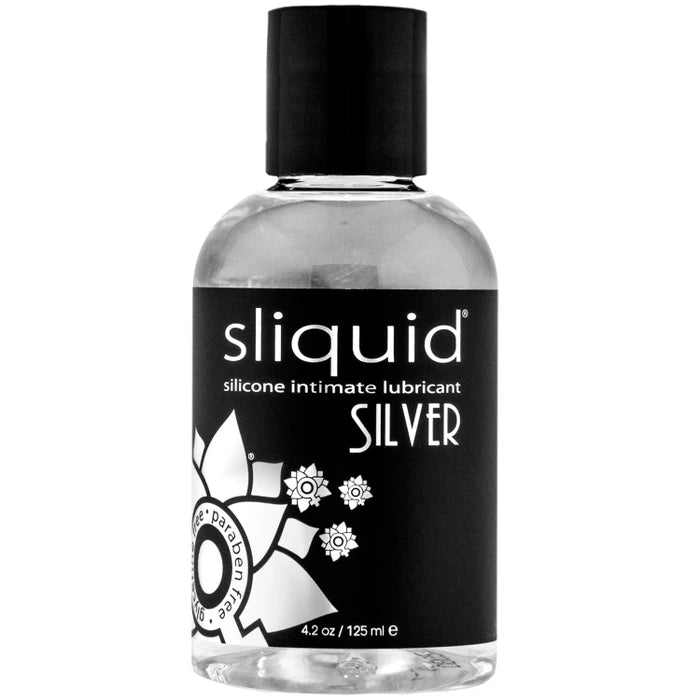 Sliquid Silver Vegan Silicone-Based Anal Lubricant - Multiple Sizes