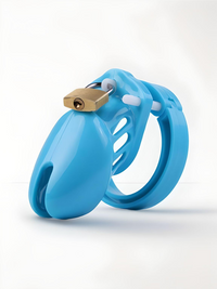 The Scandals Clear Black Pink and Blue Cock Cage