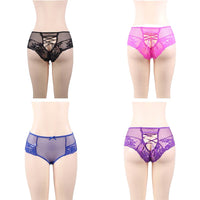 Scandals Strappy Lace High Waisted Panties (Single & Multipack)