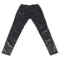 Scandals Men's Open Crotch Black Wet Look Trousers Bondage & Fetishwear - Wet-Look Scandals Lingerie