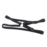 Scandals Two Piece Underwired Mesh Set With Corseted Back & Leg Straps Lingerie Sets Scandals Lingerie