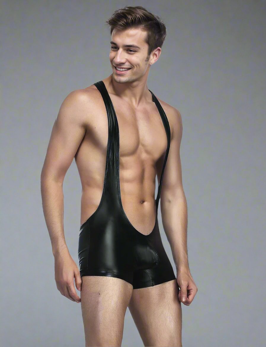 a man in a black wetsuit posing for a picture