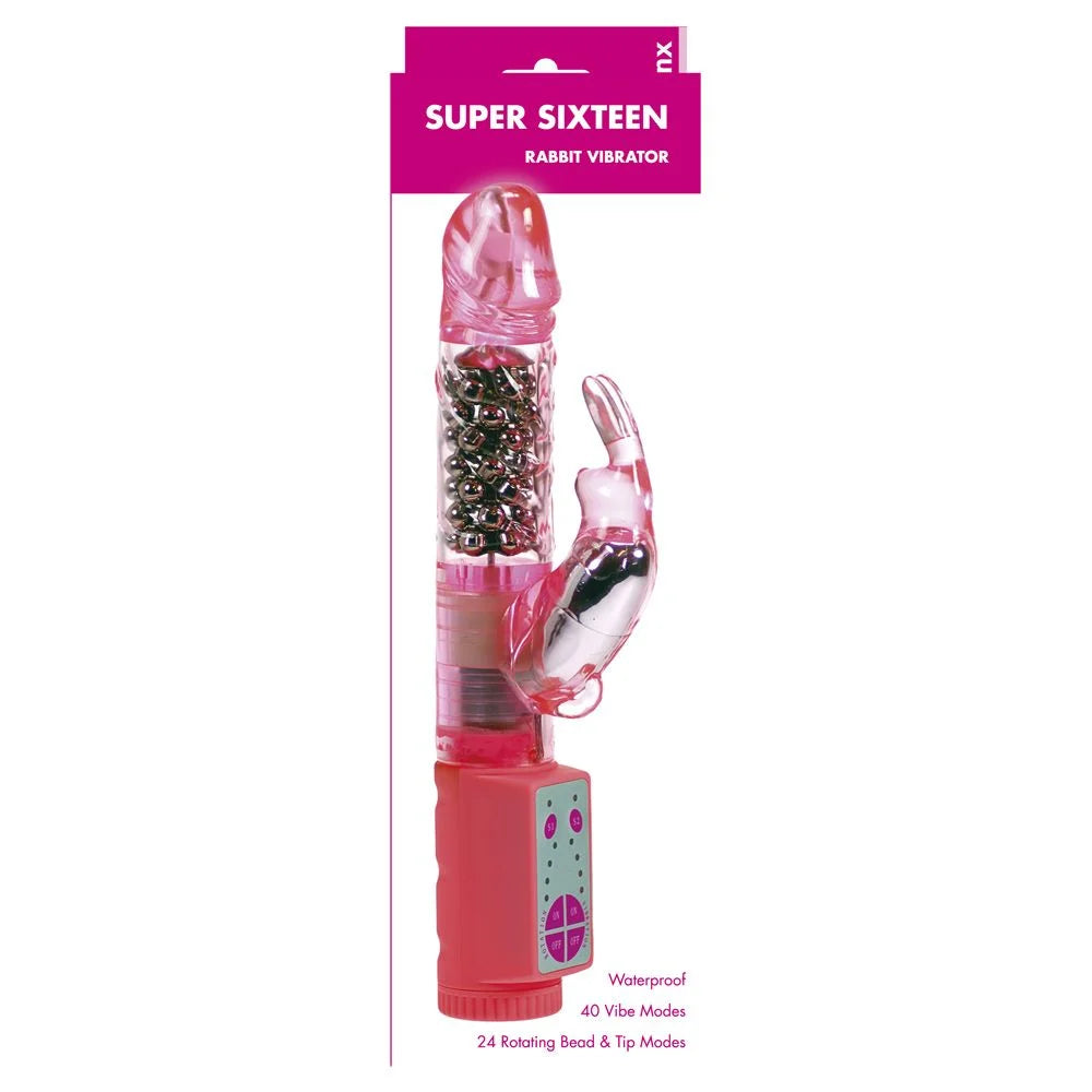 Minx Super Rabbit Vibrator - Intense Clitoral Stimulation in Sleek Pink