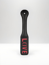 LOVE Imprint Paddle - Premium Faux Leather, Flexible Design for Lasting Impressions on Skin