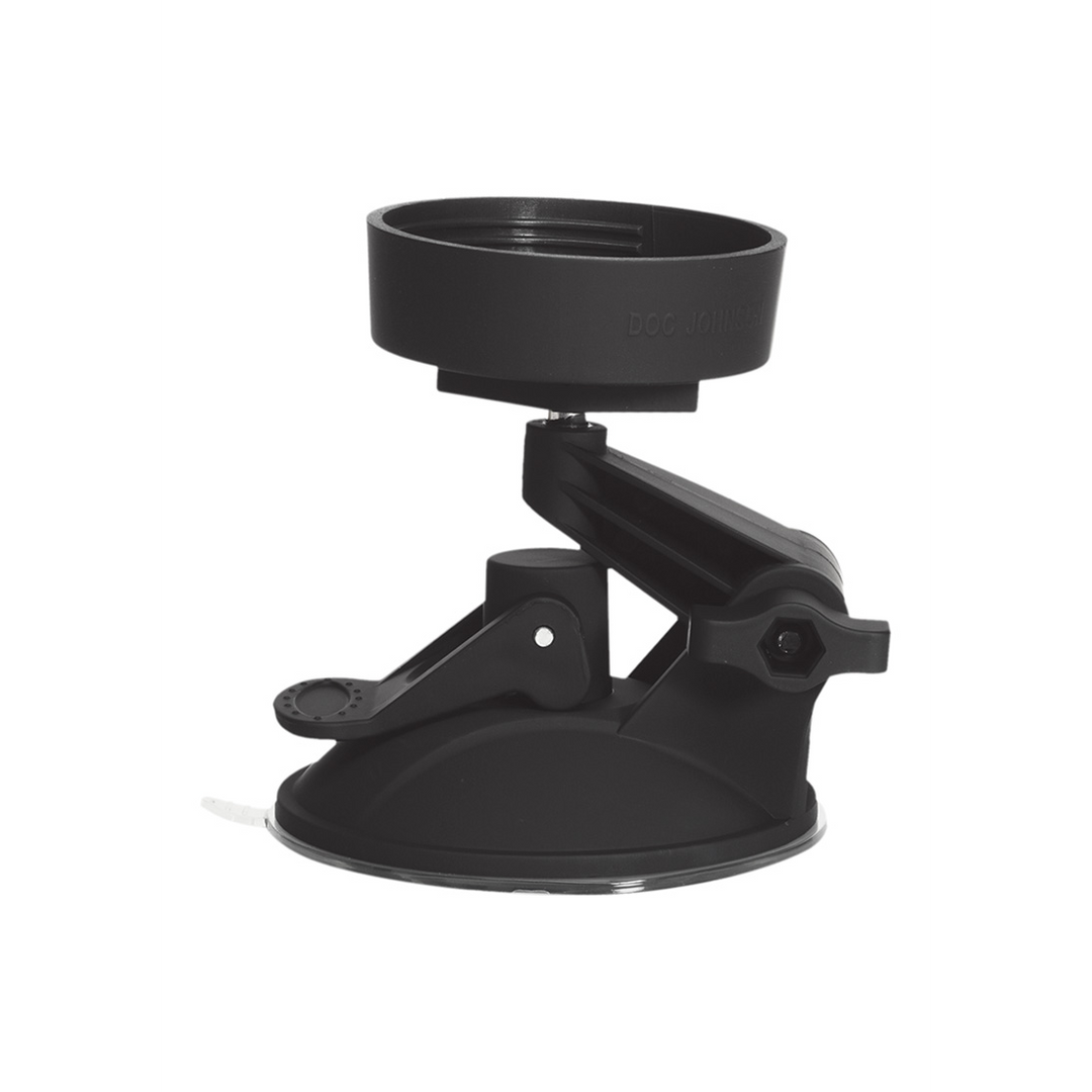 a black holder on a white background