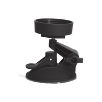 a black holder on a white background