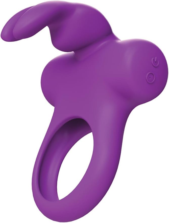 Elegant design of the Vedo Frisky Bunny Vibrating Ring featuring a silky smooth texture, perfect for a sensational touch.