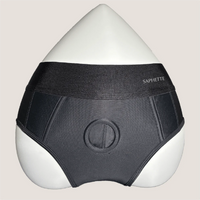 Aura Boxer Harness & Packer from SAPHETTE, designed for comfort and sensual play, perfect for discreetly packing and bold experiences.