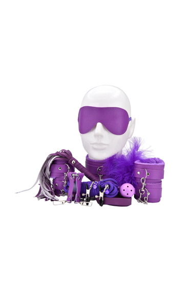 Bound To Play 11-Piece Bondage Kit For Couples - Premium Restraints, Gag, Collar & Accessories