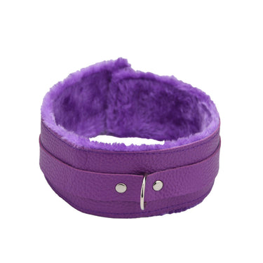 Bound to Play Bondage Kit Purple - Seamless blindfold enhancing sensory experience in this bondage kit for couples.