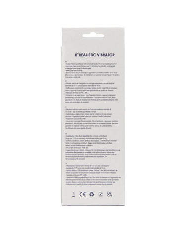 a white package with a white label on it