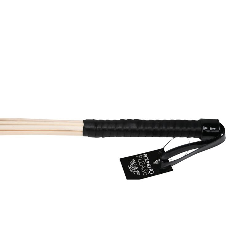Bound to Please Multi-Strand Spanking Cane in an elegant setting, perfect for enhancing intimacy and pleasure.