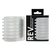 Luxurious Rev-Sleeves Vibrating Male Masturbator featuring a textured sleeve and powerful bullet vibrator for an elevated experience.