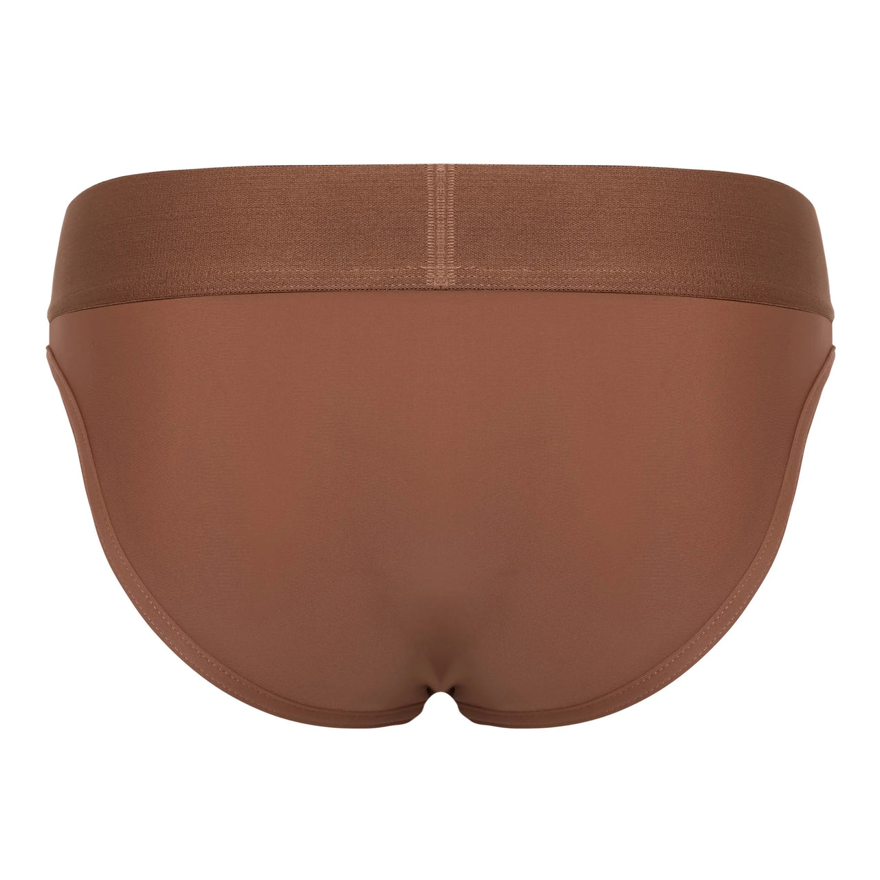 Luxury Classic Brief - Espresso, featuring a flat cover stitch pouch seam that enhances wearability, ideal for stylish men’s briefs.