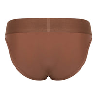 Luxury Classic Brief - Espresso, featuring a flat cover stitch pouch seam that enhances wearability, ideal for stylish men’s briefs.