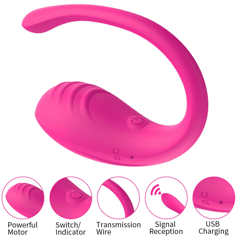 a pink vibrating device with instructions to use it