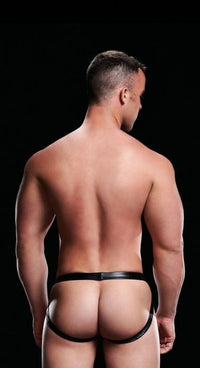 Envy Low Rise Jock Strap Wet-Look Black