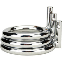a close up of a metal object on a white background