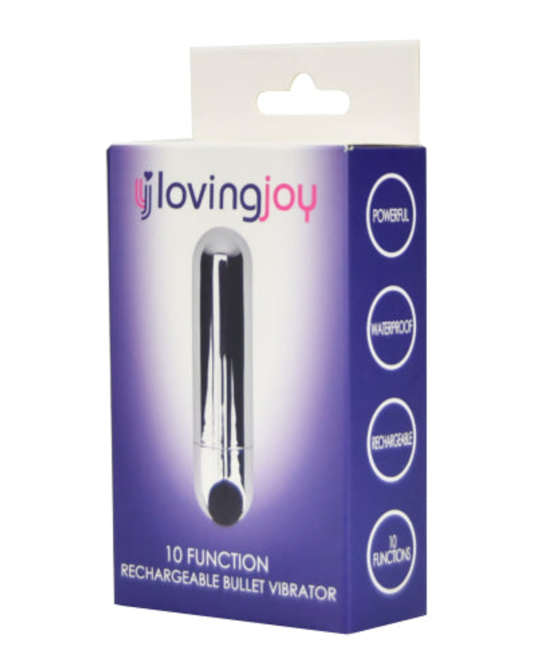 Loving Joy 10 Function Waterproof Rechargeable Bullet Vibrator – Discreet Pleasure Powerhouse