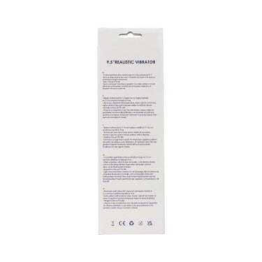 9.5 Inch Realistic Vibrator in Vanilla - Lifelike Design, Multiple Vibration Settings, Waterproof