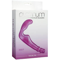 Doc Johnson Platinum The Gal Pal Strapless Silicone Dildo - Ergonomic, Hypoallergenic & Flexible