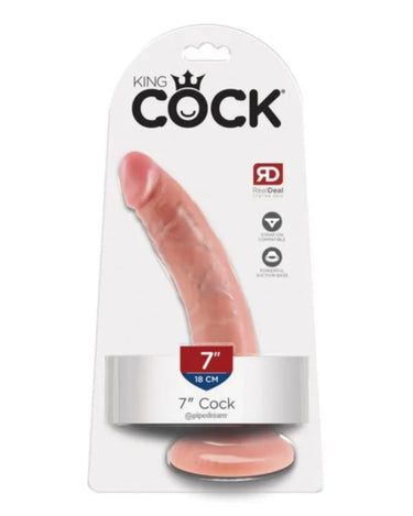 the king cock 7 inch cock is packaged in a package