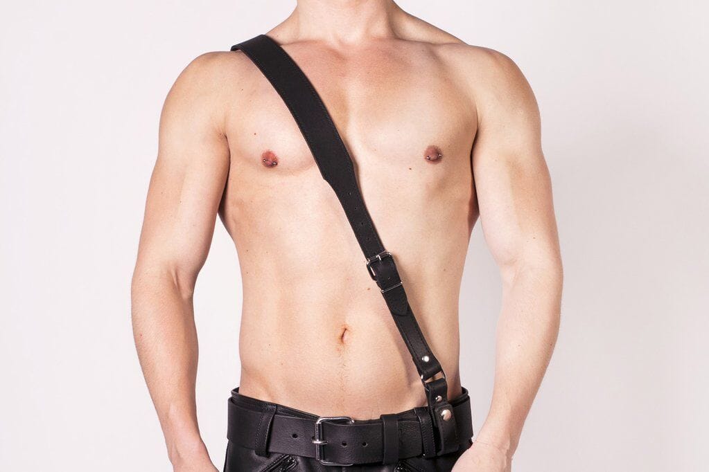 Prowler RED Sam Browne Belt Black Menswear Prowler RED (ABS PRO)