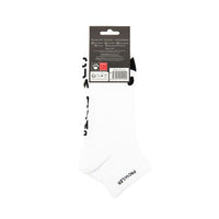 Back view of Prowler RED ankle sock, featuring bold text and a stylish design, perfect for elevating your fashion game.