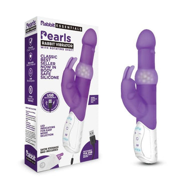 Rabbit Essentials Rechargeable Pleasure Pearls Rabbit Vibrator