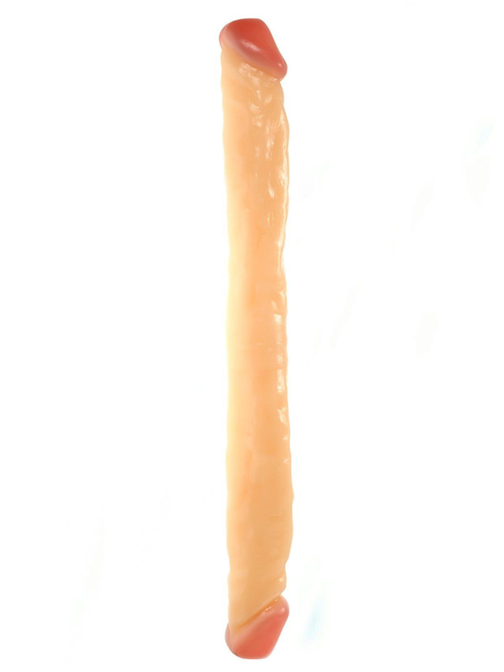 Eighteen" Double Dong - luxurious 18" Double Dong with lifelike details and vein accents, designed for enhanced pleasure during couple's play, safe, phthalate-free, and waterproof for versatile use.