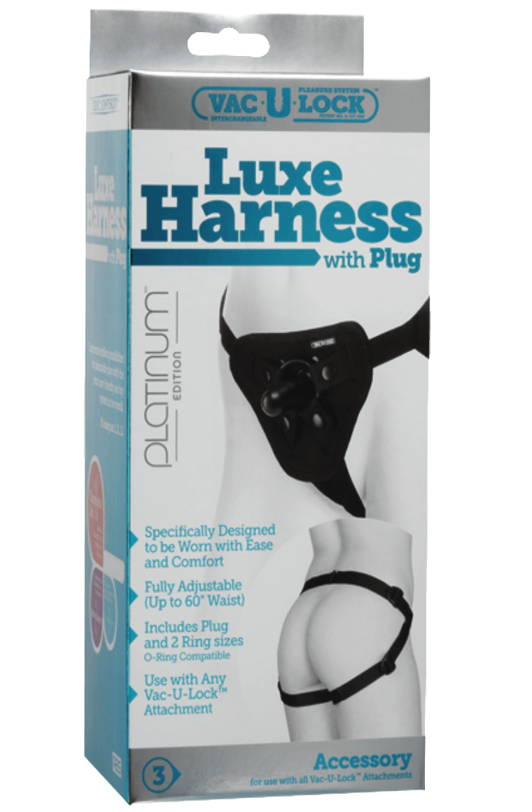 Vac-U-Lock Platinum Edition - Luxe Harness - Black