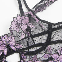 Scandals Romantic Purple Lace set Lingerie Sets Scandals Lingerie