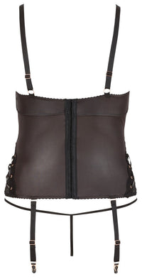 Matte Wet Look Basque by Cottelli Curve