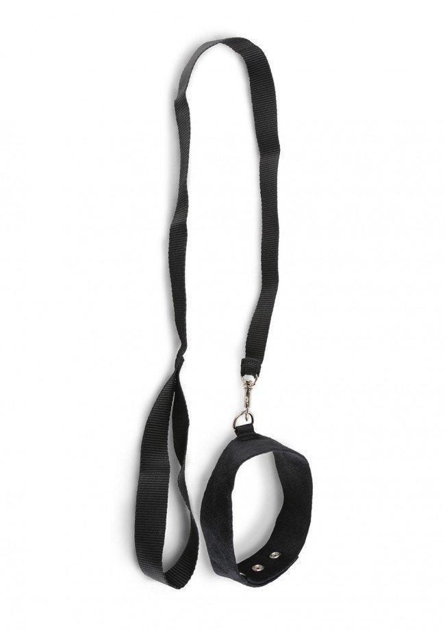 Velvet Collar, Cuffs and Candle set