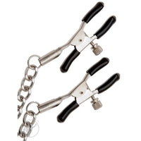 Scandals Classic Adjustable Nipple Clamps with Chain Clamps & Clips Scandals