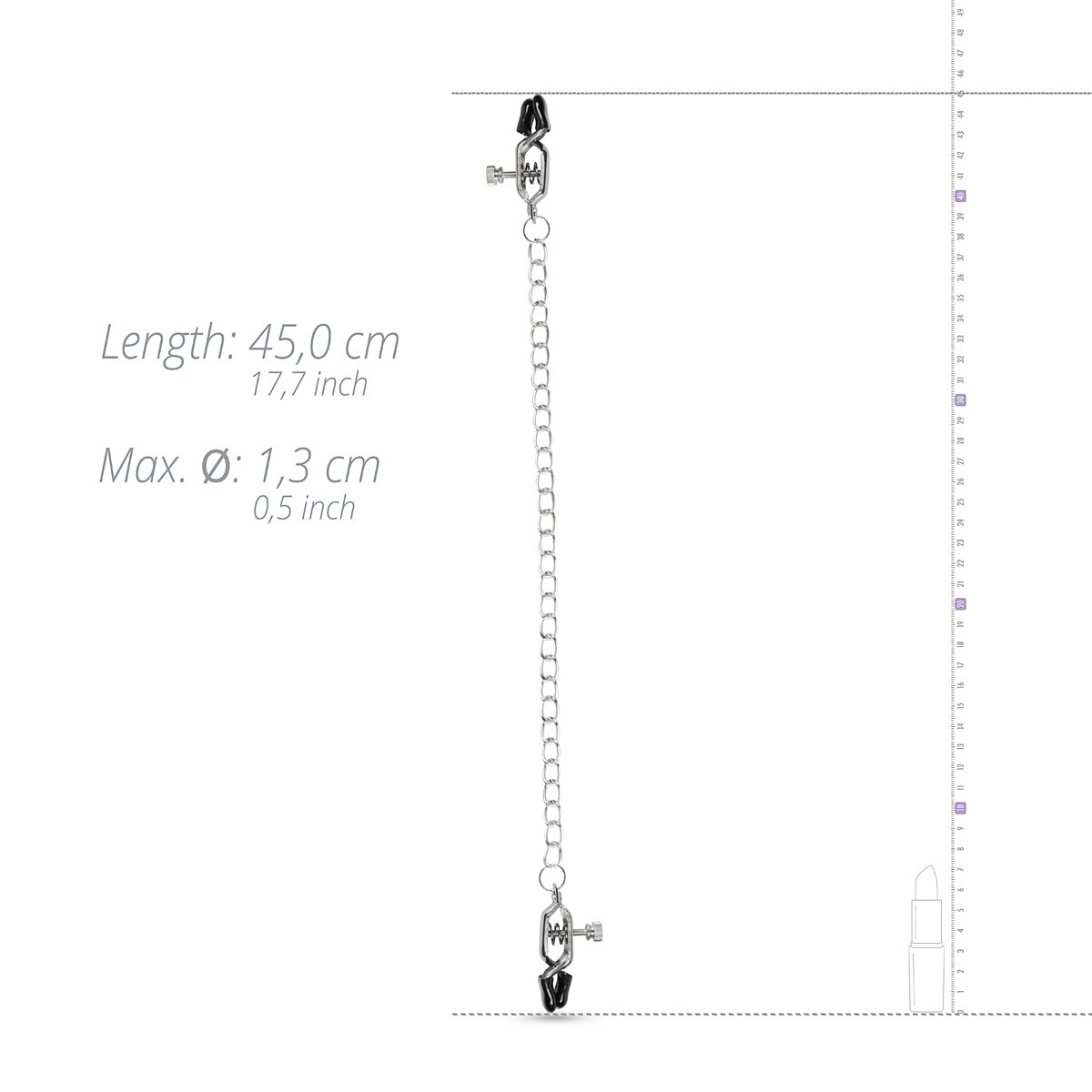 Big Nipple Clamps with Chain