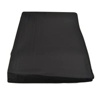 PVC Bed Sheet One Size Black- Clean up puddles with ease