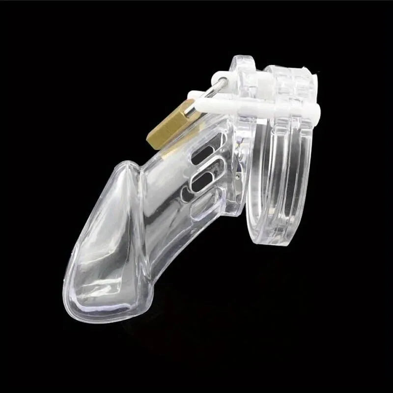 The Scandals Clear and Black Cock Cage Cock Cages & Chastity Devices Scandals