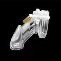 The Scandals Clear and Black Cock Cage Cock Cages & Chastity Devices Scandals