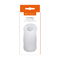 Elegant Knobbly Dual End Stroker displayed with emphasis on its easy-to-clean design and versatility.