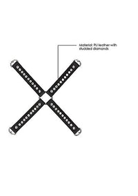 a black and white diagram of a hogtie connector