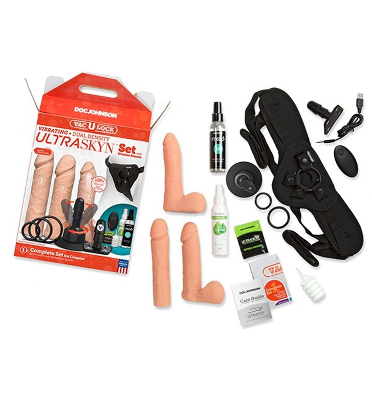Vac-U-Lock - Dual Density Vibrating Ultra-Skyn Set