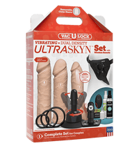 Vac-U-Lock - Dual Density Vibrating Ultra-Skyn Set