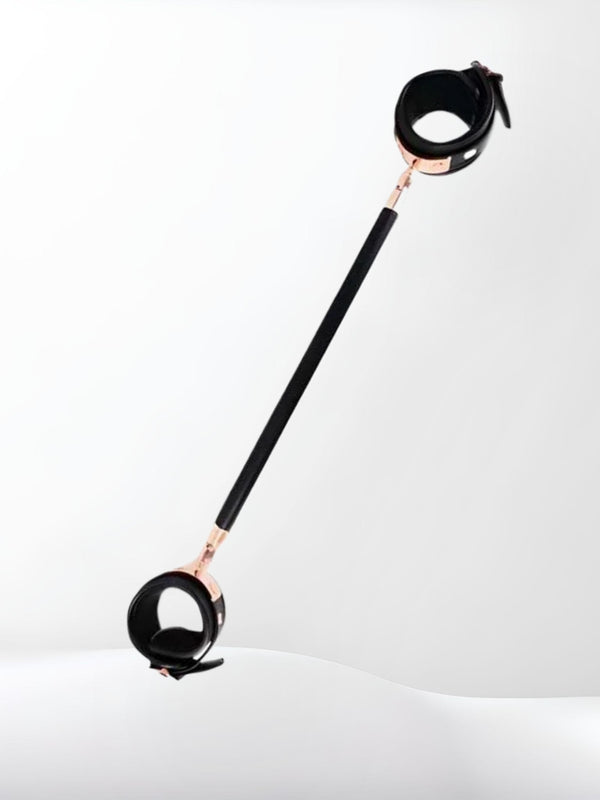 A selection of bondage and fetish gear showcased, including restraints, paddles, and masks. Explore our range at Scandals, your destination for exploring intimate desires and fantasies