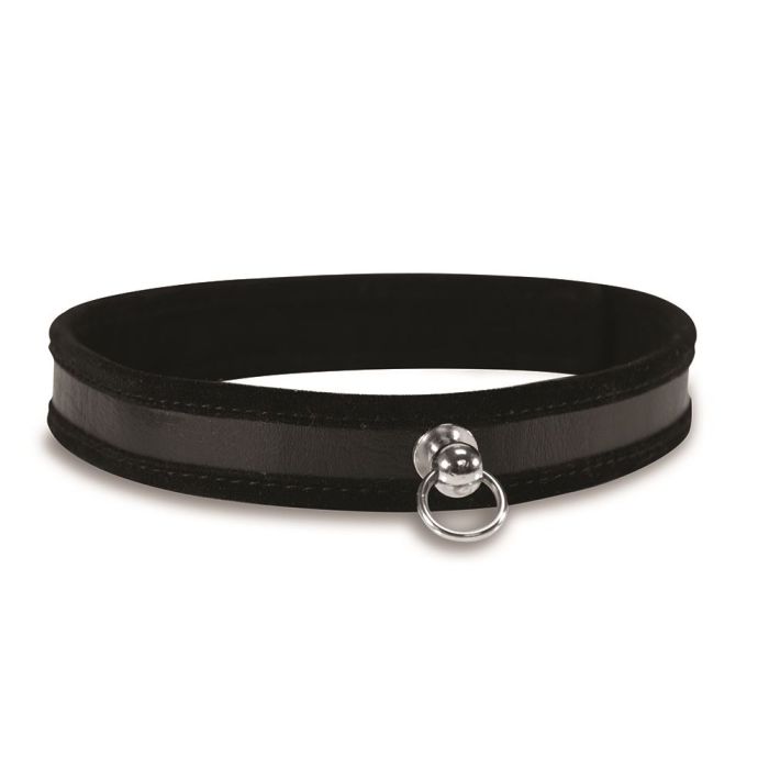 S&M Black Day Collar with O-Ring