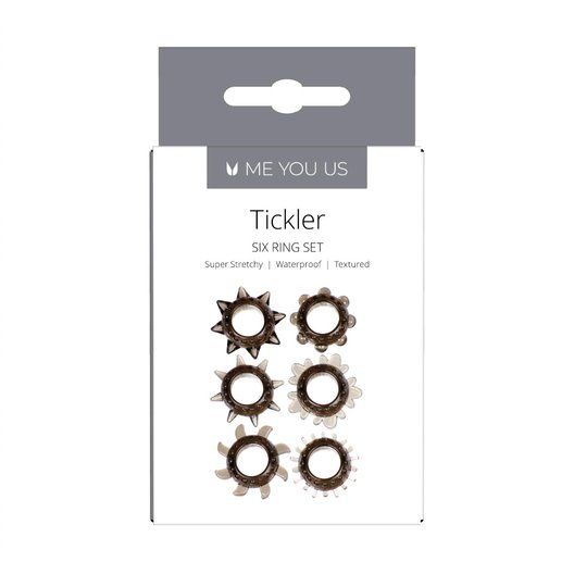 tickler textured cock ring set