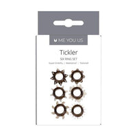 Thumbnail for tickler textured cock ring set