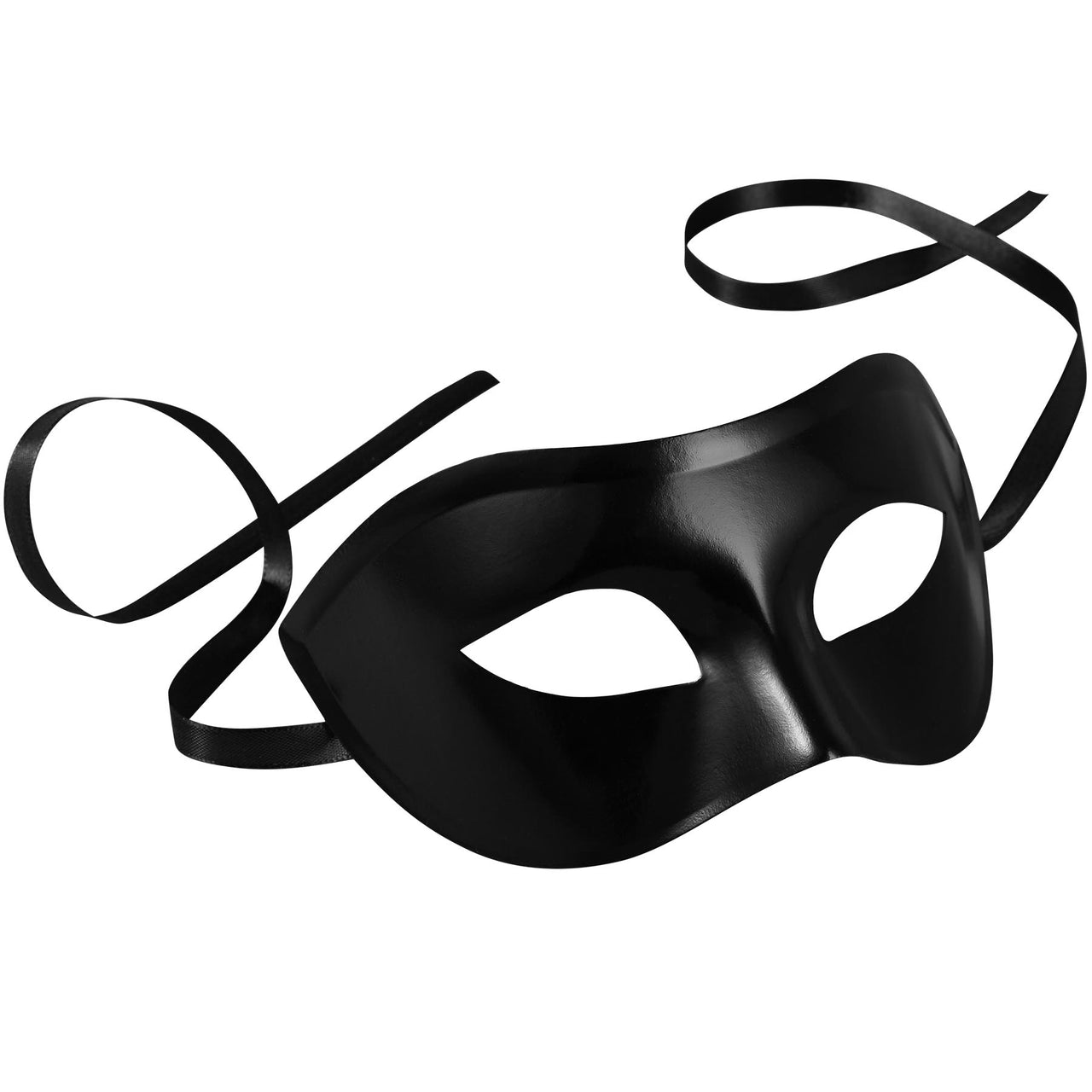 Intricate black masquerade mask, ideal for adding sophistication to your masquerade ball attire.