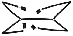 Bad Kitty Bed Shackles - Tear-Proof Nylon Restraints with Foam Cushions for Ultimate Bondage Fun